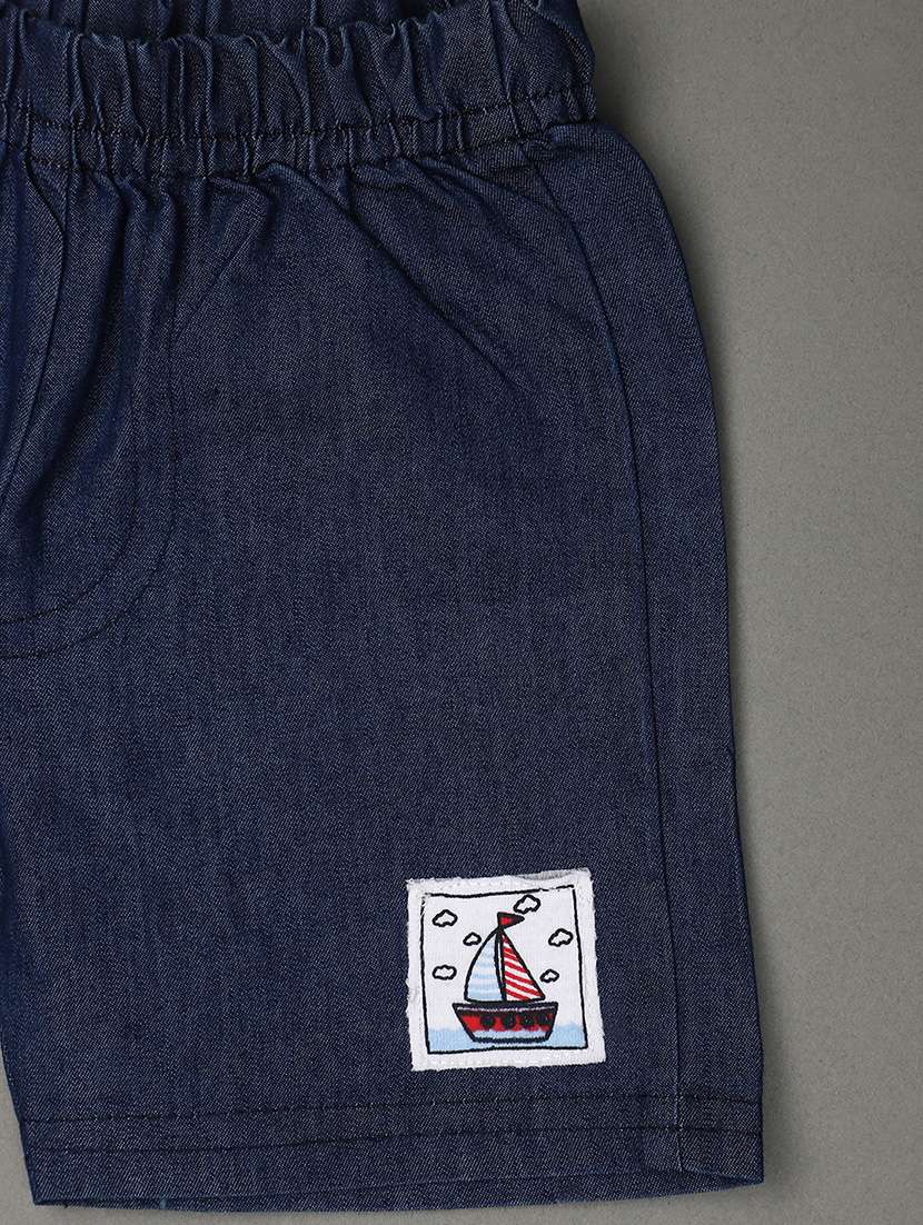 kids printed cotton shorts twin set - 20893957 -  Standard Image - 2