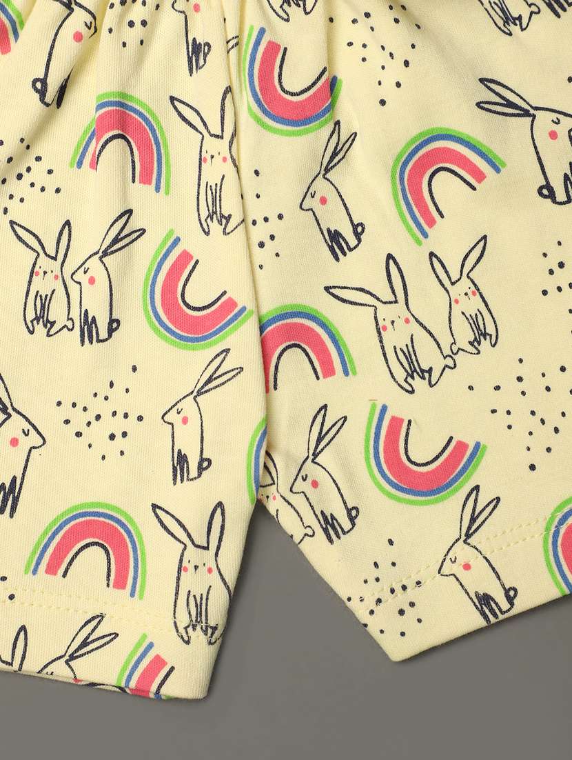 boys round neck set of 2 printed shorts set - 20893989 -  Standard Image - 2