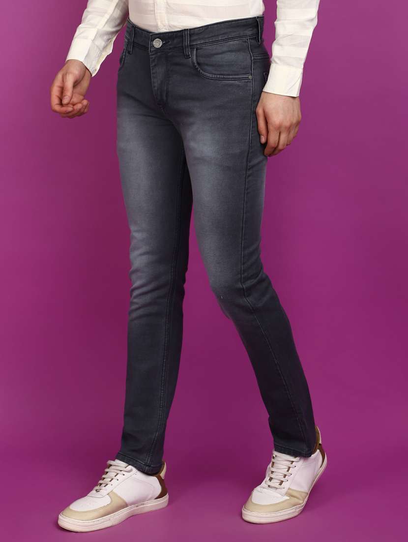 men mid rise washed denim jeans - 20893999 -  Standard Image - 2