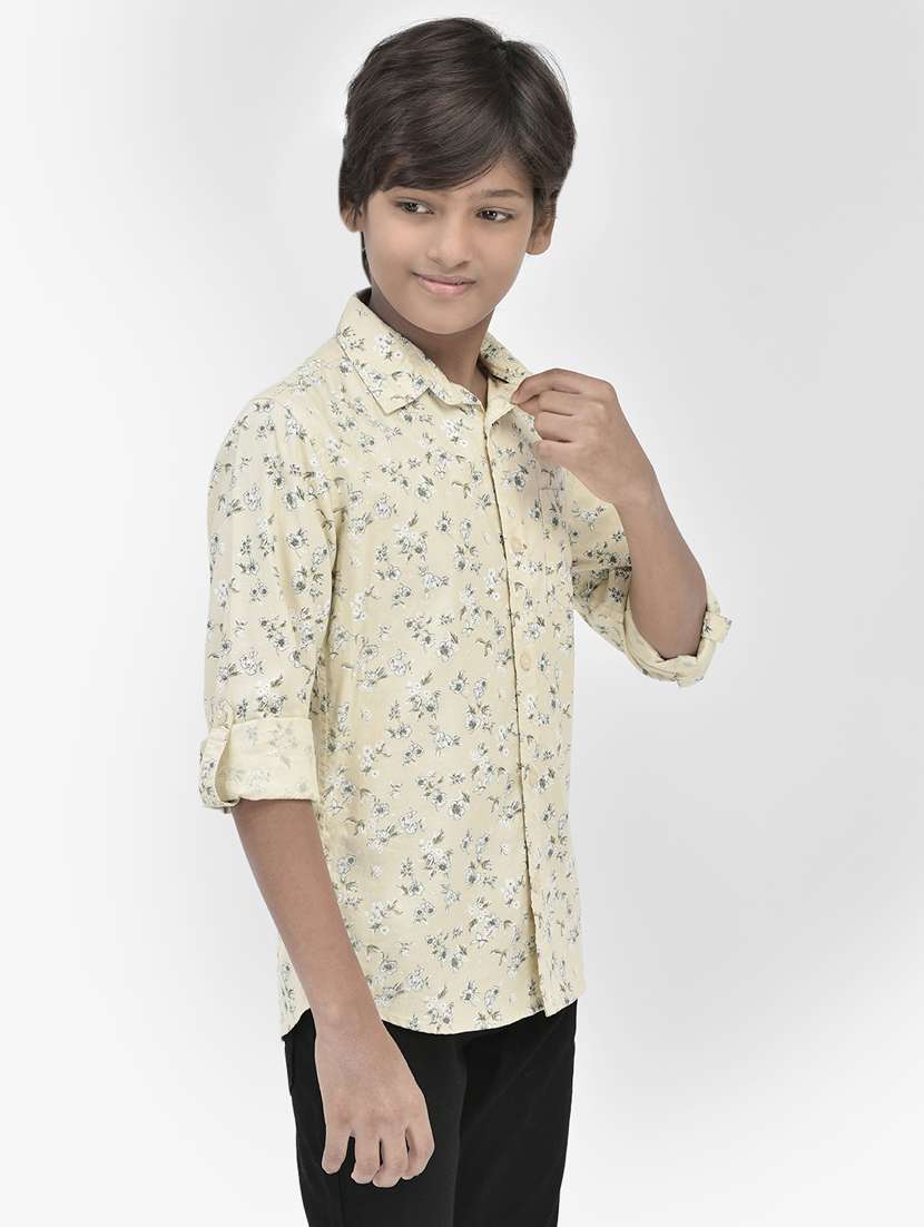 boys' floral printed regular shirt - 20894968 -  Standard Image - 2