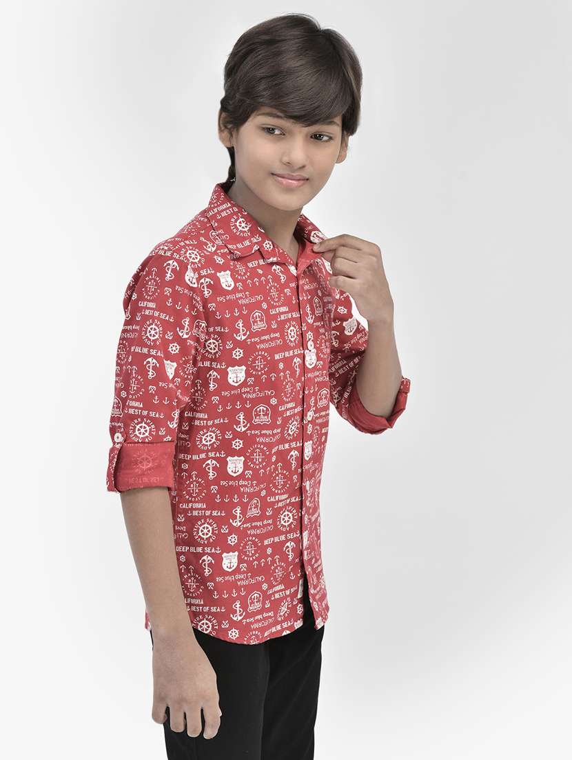 boys' graphics printed regular shirt - 20894974 -  Standard Image - 2