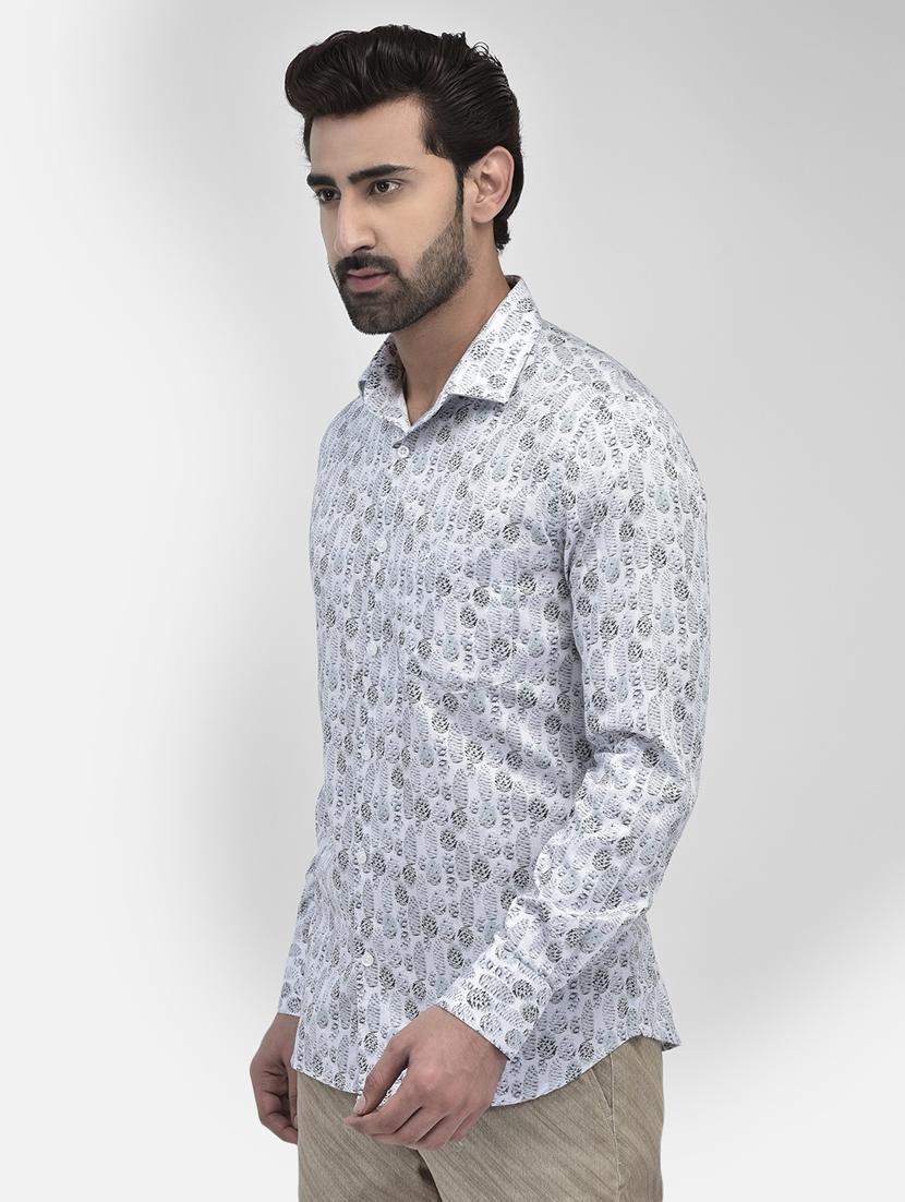 men collared long sleeve casual shirt - 20895164 - Standard Image - 2