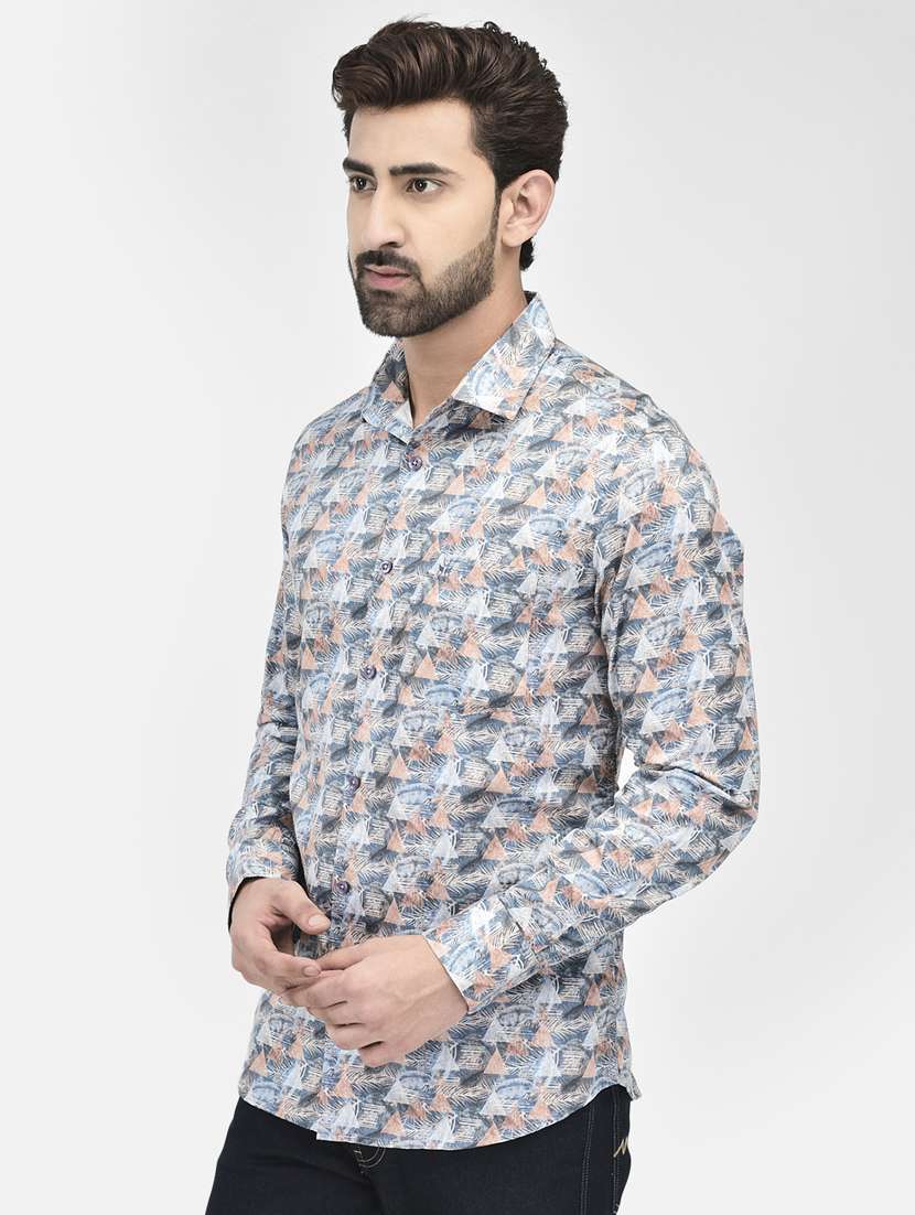 multi colored cotton casual shirt - 20895172 -  Standard Image - 2