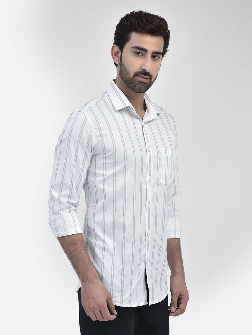 men collared long sleeve casual shirt - 20895176 -  Standard Image - 2