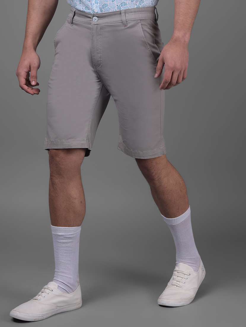 men mid rise cotton bermuda shorts - 20895252 - Standard Image - 2