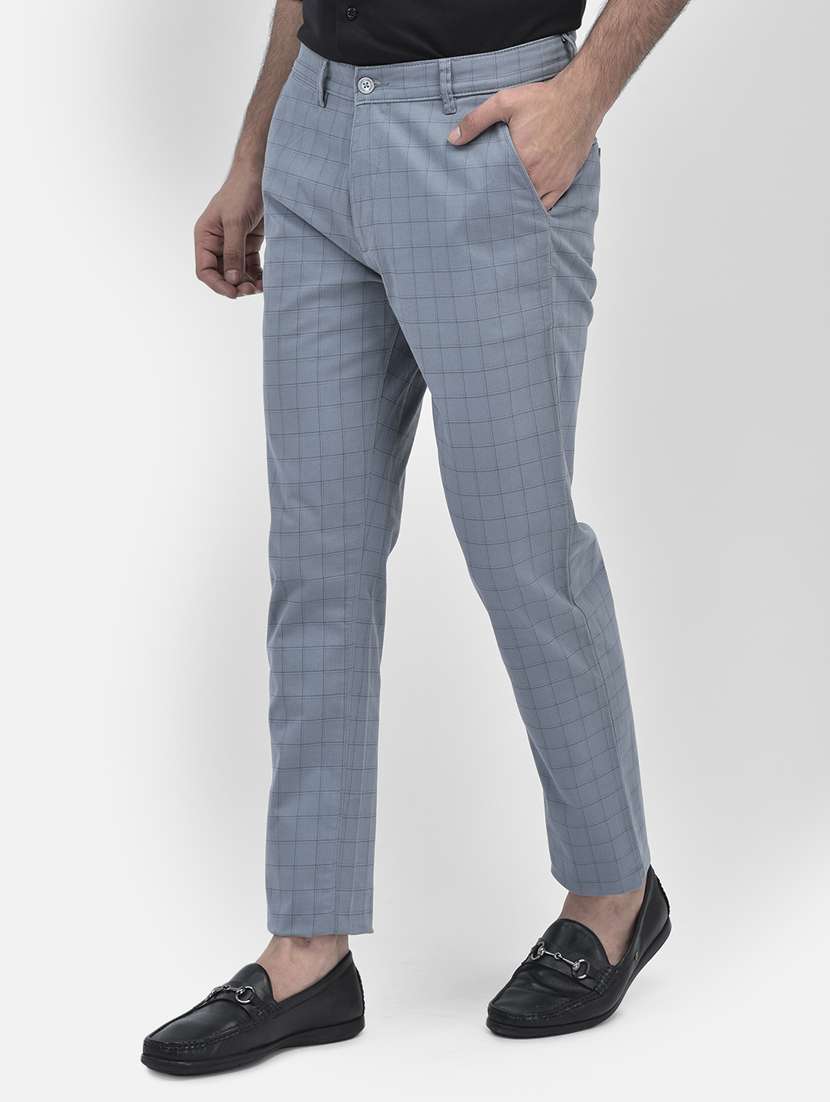 Men Mid Rise Flat Front Casual Trouser - 20895258 -  Standard Image - 2