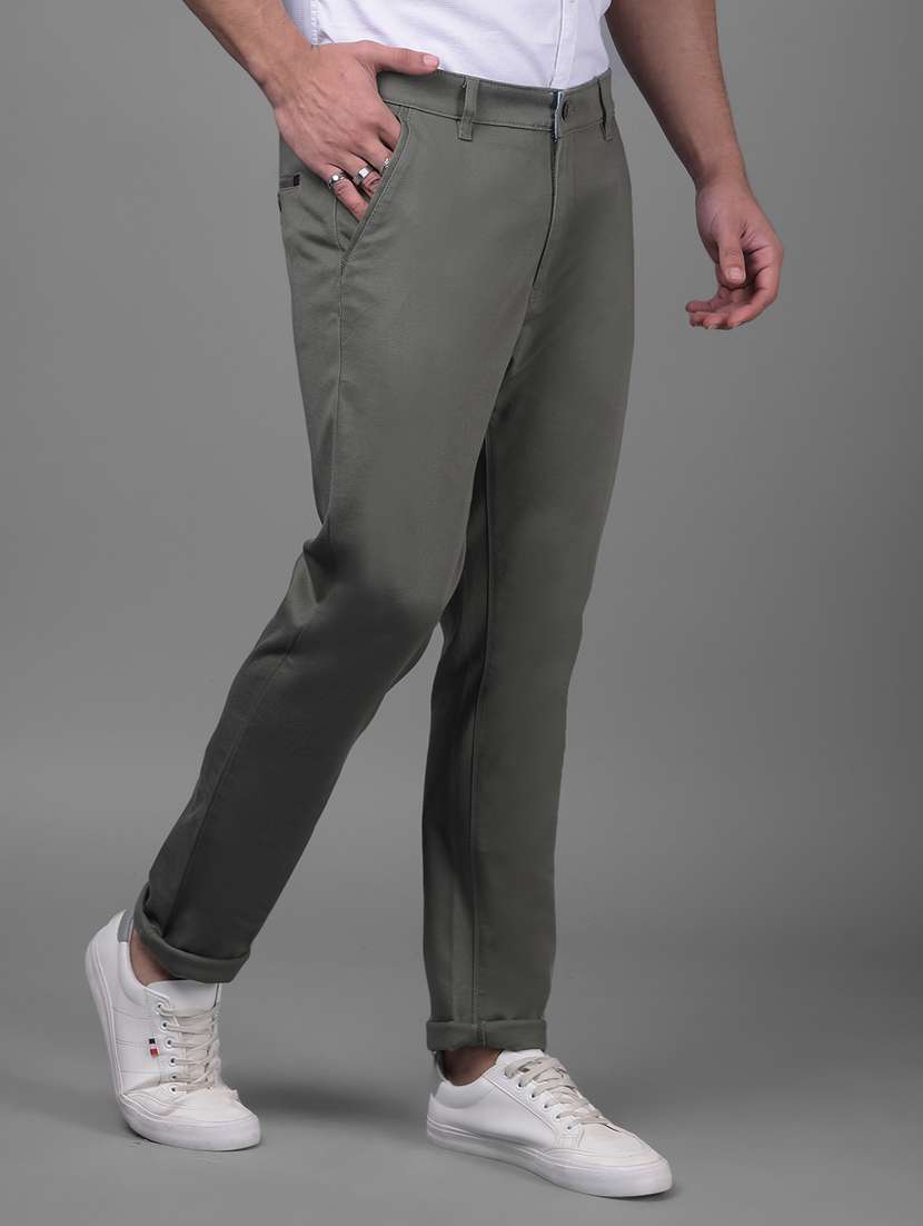 men mid rise chinos casual trouser - 20895302 -  Standard Image - 2