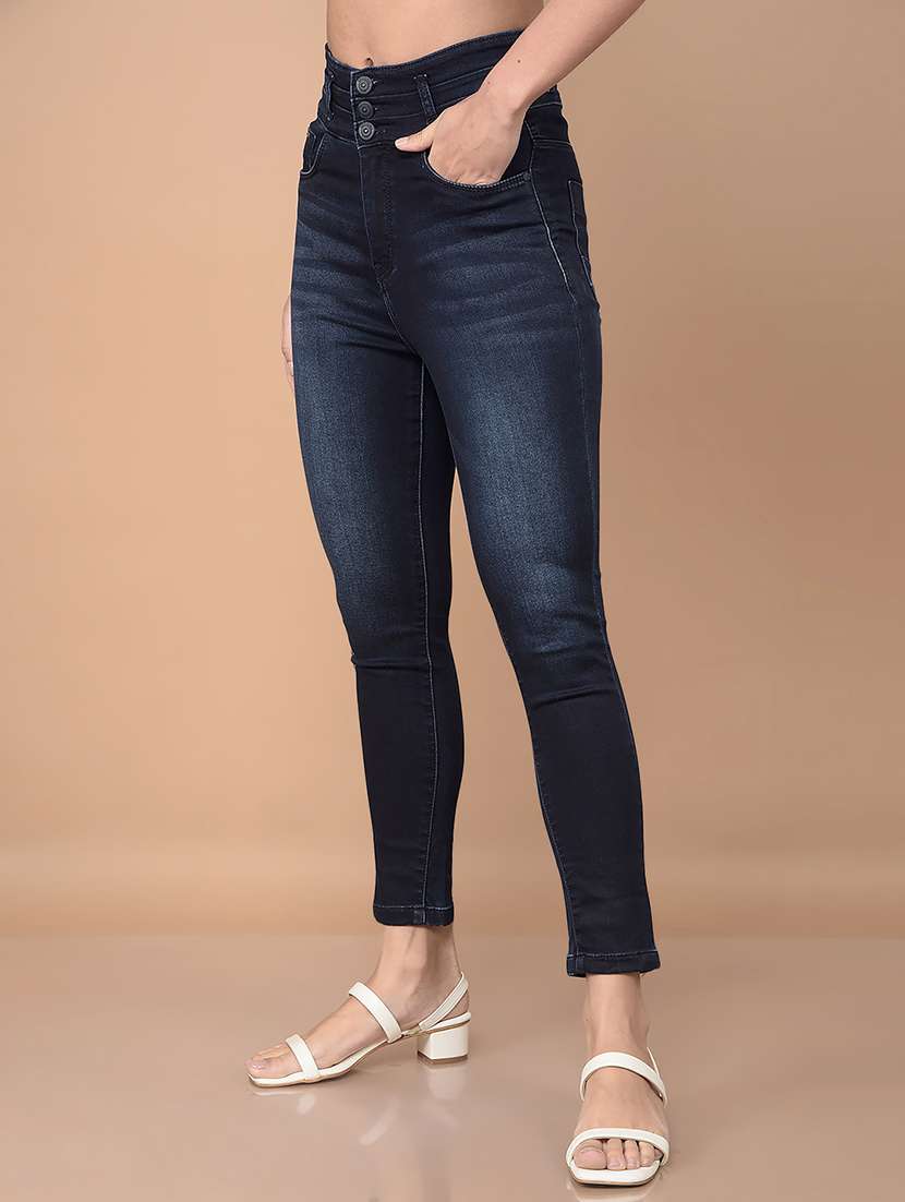 women mid rise denim jeans - 20895348 -  Standard Image - 2
