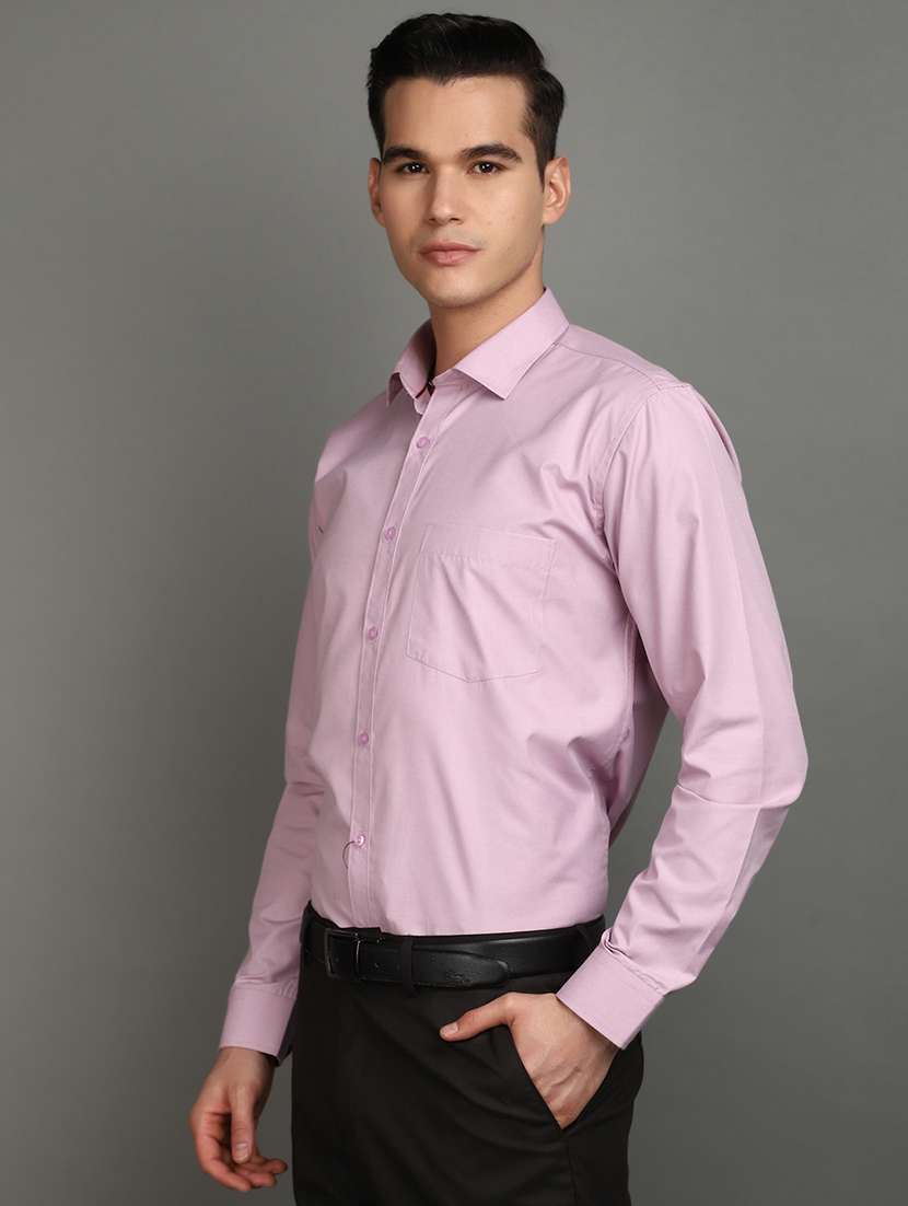 men solid color formal shirt - 20901274 -  Standard Image - 2