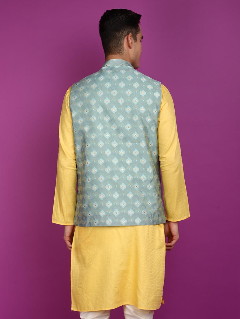 men self design nehru jacket - 20901292 - Standard Image - 2
