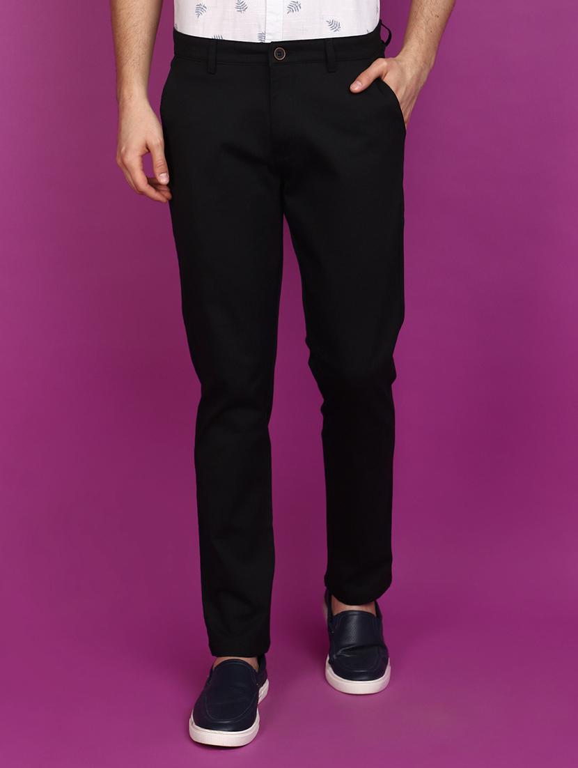 men solid color chinos casual trouser