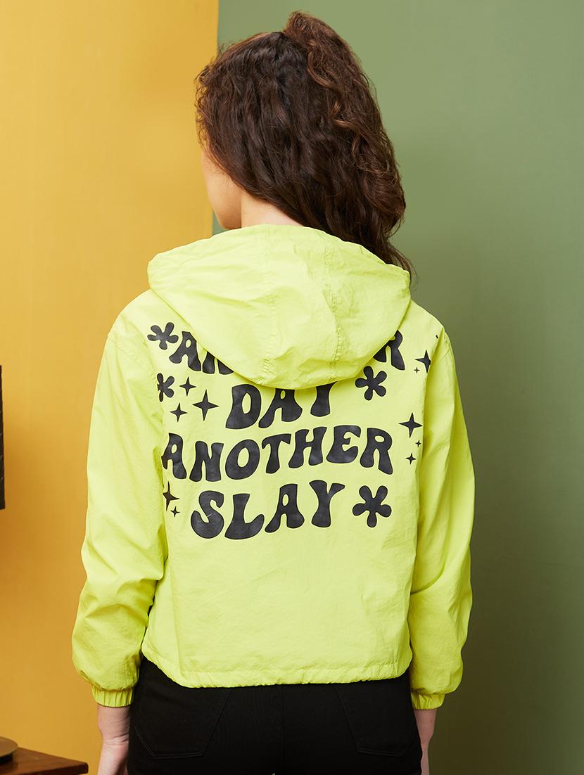 neon typography regular jacket - 20911621 - Standard Image - 2