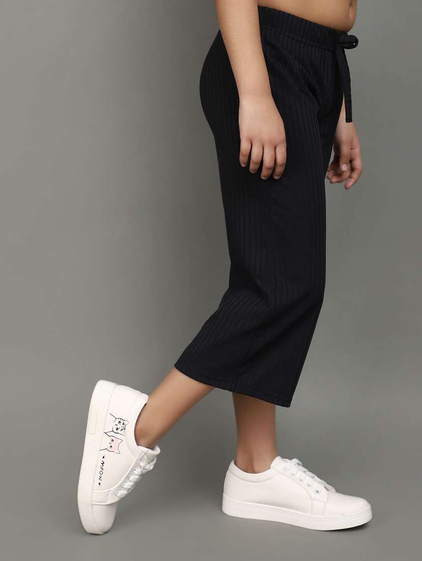 black acrylic blend harem trouser - 20911781 -  Standard Image - 2