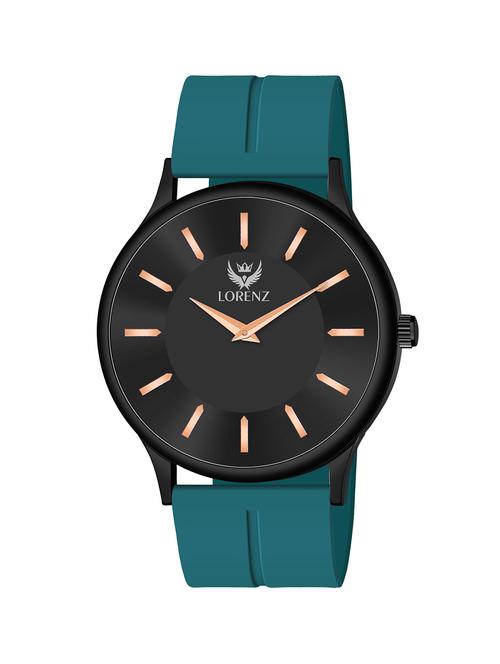 lorenz slim case analog watch with blue magnetic lock strap | watch for men | mk-4062r - 20912206 -  Standard Image - 0