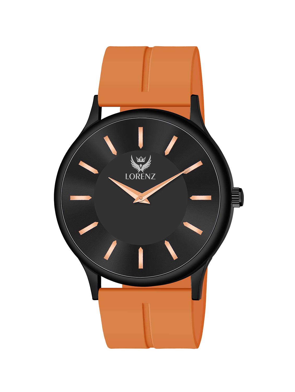 lorenz slim case analog watch with blue magnetic lock strap | watch for men | mk-4062r - 20912207 - Zoom Image - 0