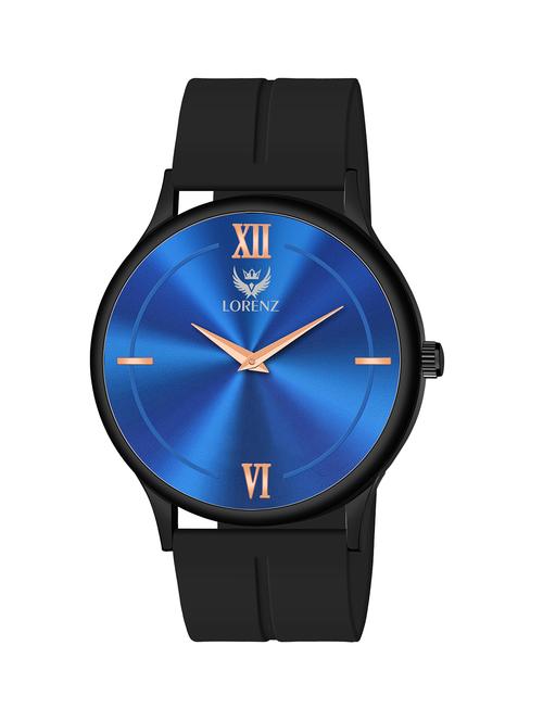 lorenz slim case analog watch with black magnetic lock strap | watch for men | mk-4067r - 20912211 -  Standard Image - 0