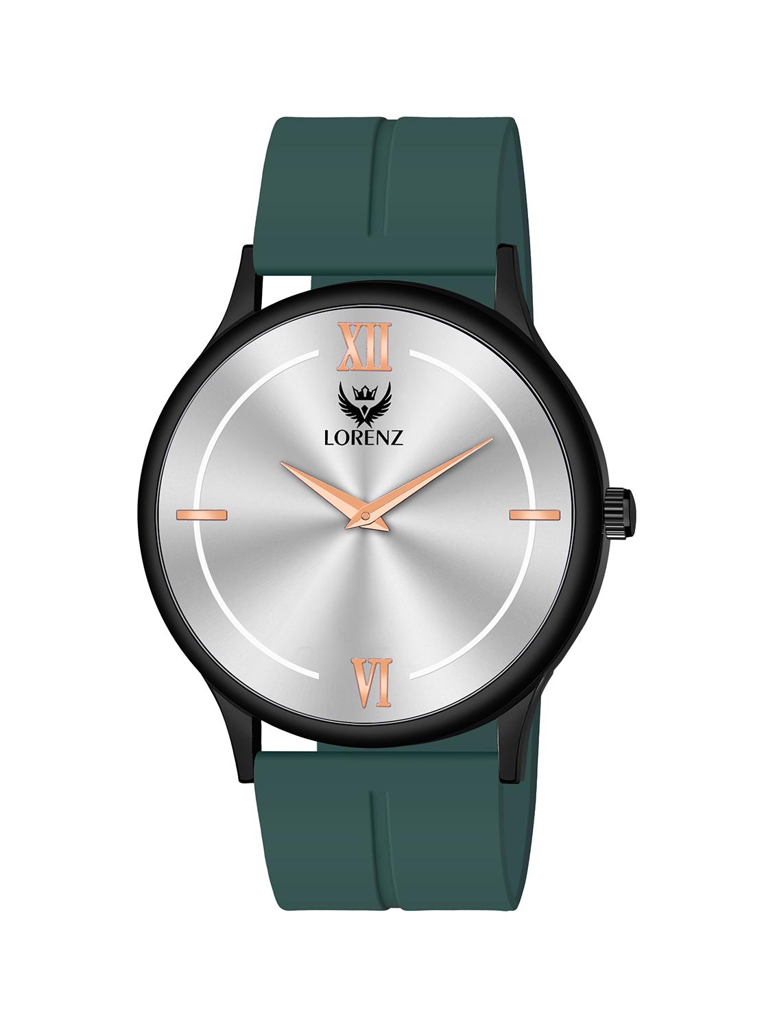 lorenz slim case analog watch with black magnetic lock strap | watch for men | mk-4067r - 20912212 - Zoom Image - 0