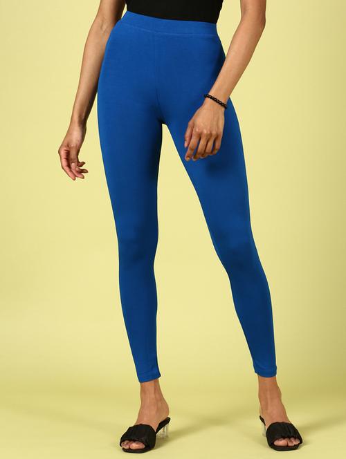women solid ankle lenght legging - 20912263 -  Standard Image - 0