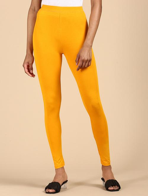 women solid ankle lenght legging - 20912264 -  Standard Image - 0