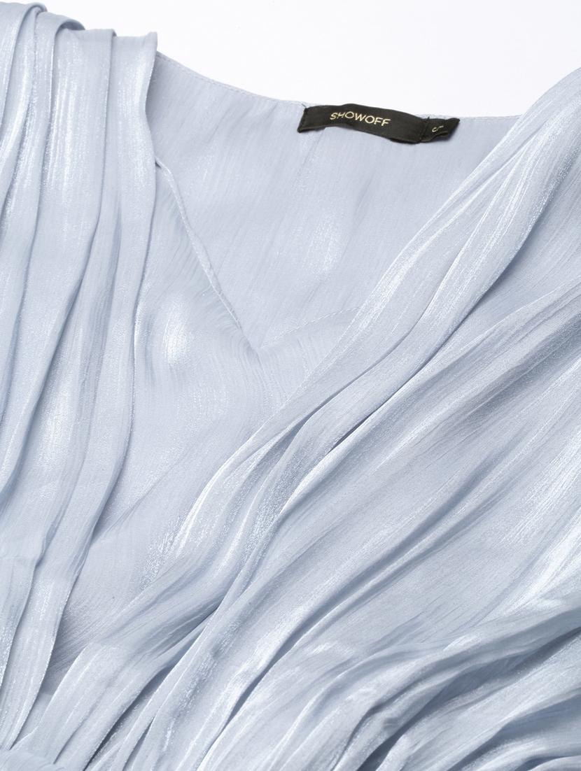 women grey solid a-line dress - 20915746 - Standard Image - 7