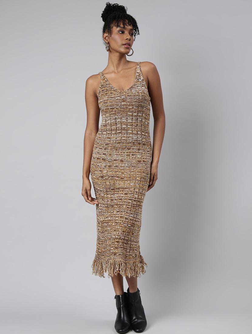wome self designed shoulder strap dress - 20915756 -  Zoom Image - 0