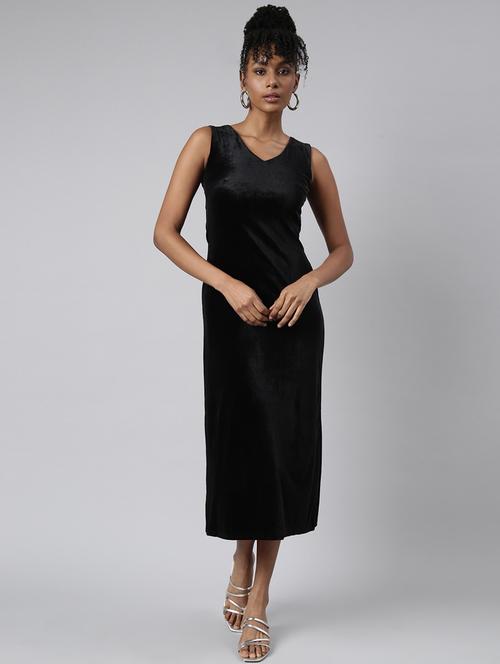 women solid sleeveless sheath dress - 20915757 -  Standard Image - 0