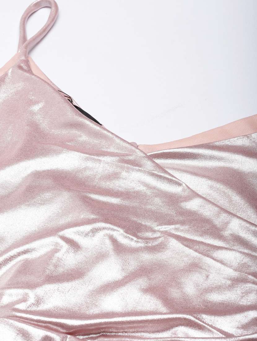 women peach solid sheath dress - 20915805 -  Standard Image - 7