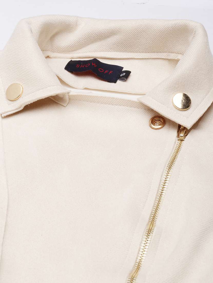 cream suede regular jacket - 20917114 -  Standard Image - 7