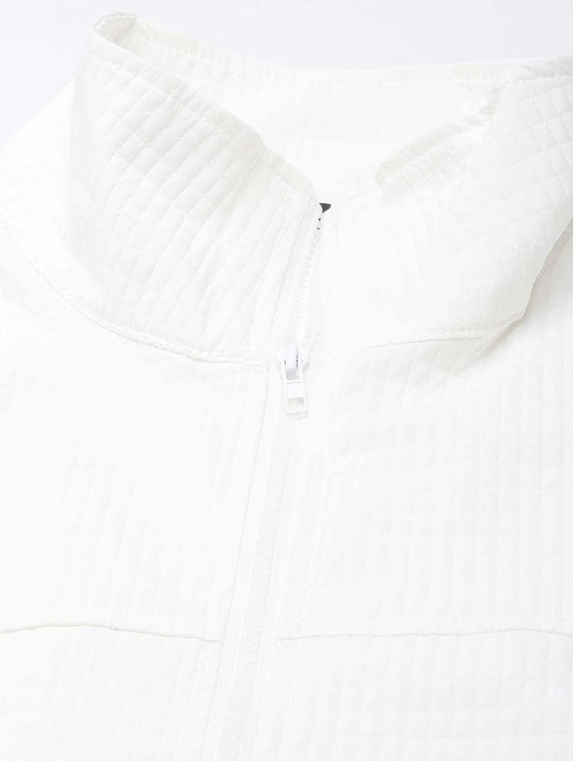 white nylon bomberbiker jacket - 20917184 - Standard Image - 7