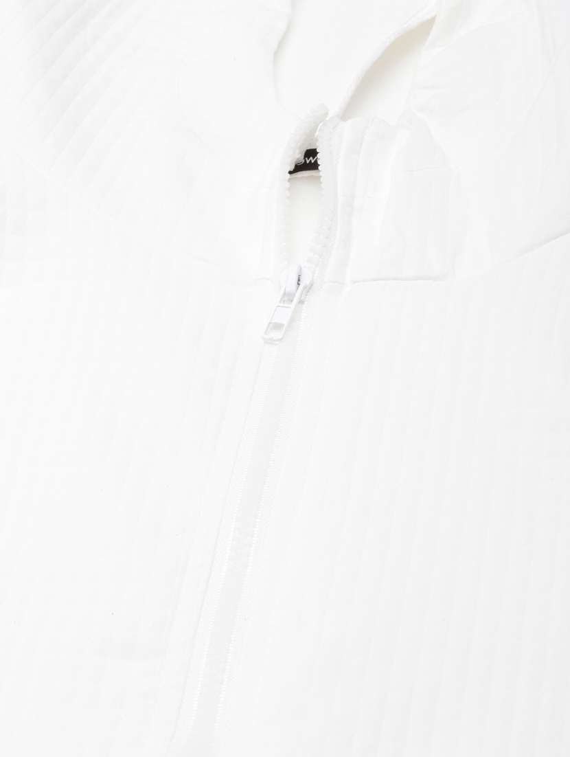 white nylon hooded jacket - 20917186 -  Standard Image - 7