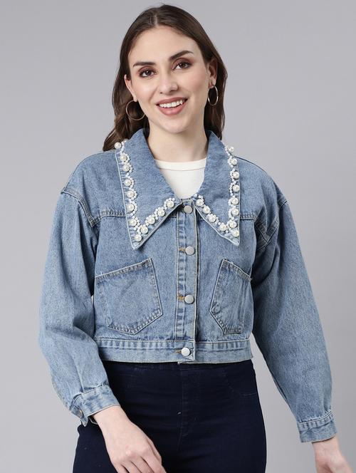 blue denim jacket - 20917191 - Standard Image - 0
