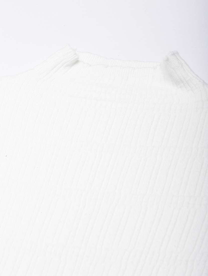 women off-white solid regular top - 20928689 - Standard Image - 7