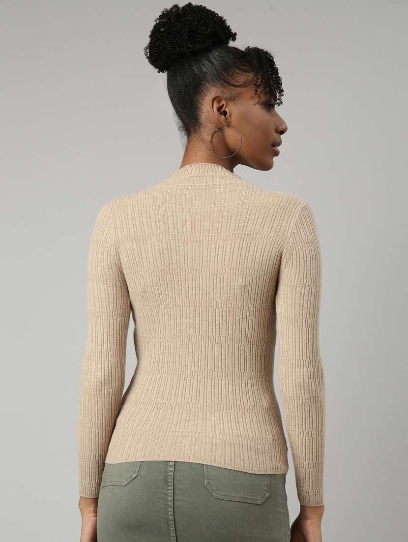 women brown solid regular top - 20928690 -  Standard Image - 2