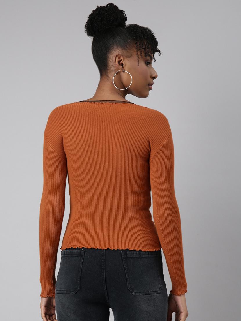 women's solid color regular top - 20928710 - Standard Image - 2