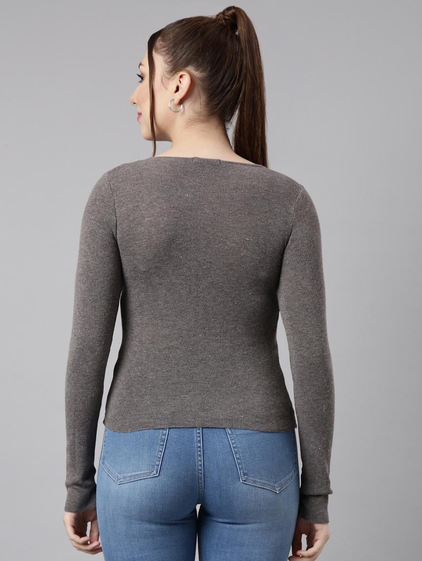 women's solid color regular top - 20928715 - Standard Image - 2