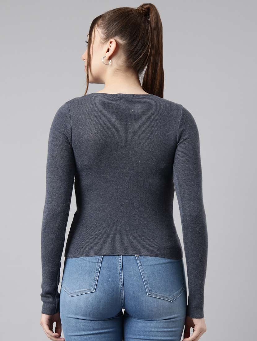 women's solid color regular top - 20928717 -  Standard Image - 2