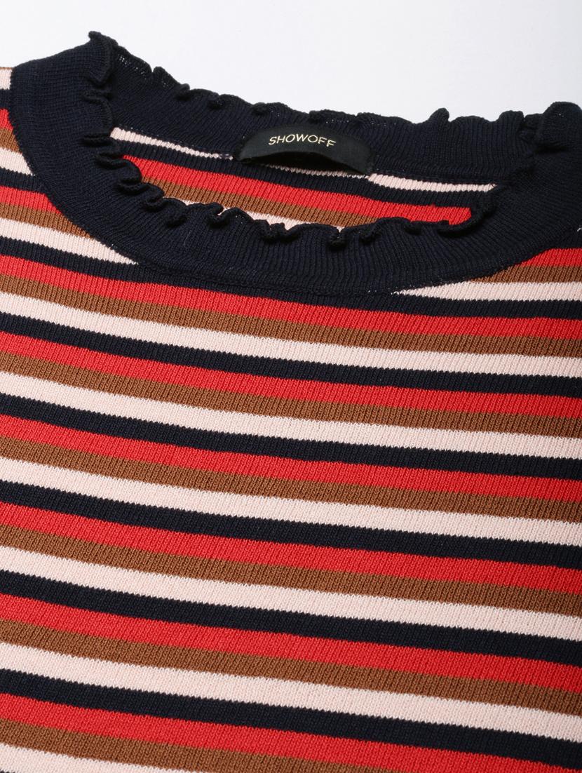 women's stripped regular top - 20928721 - Standard Image - 7