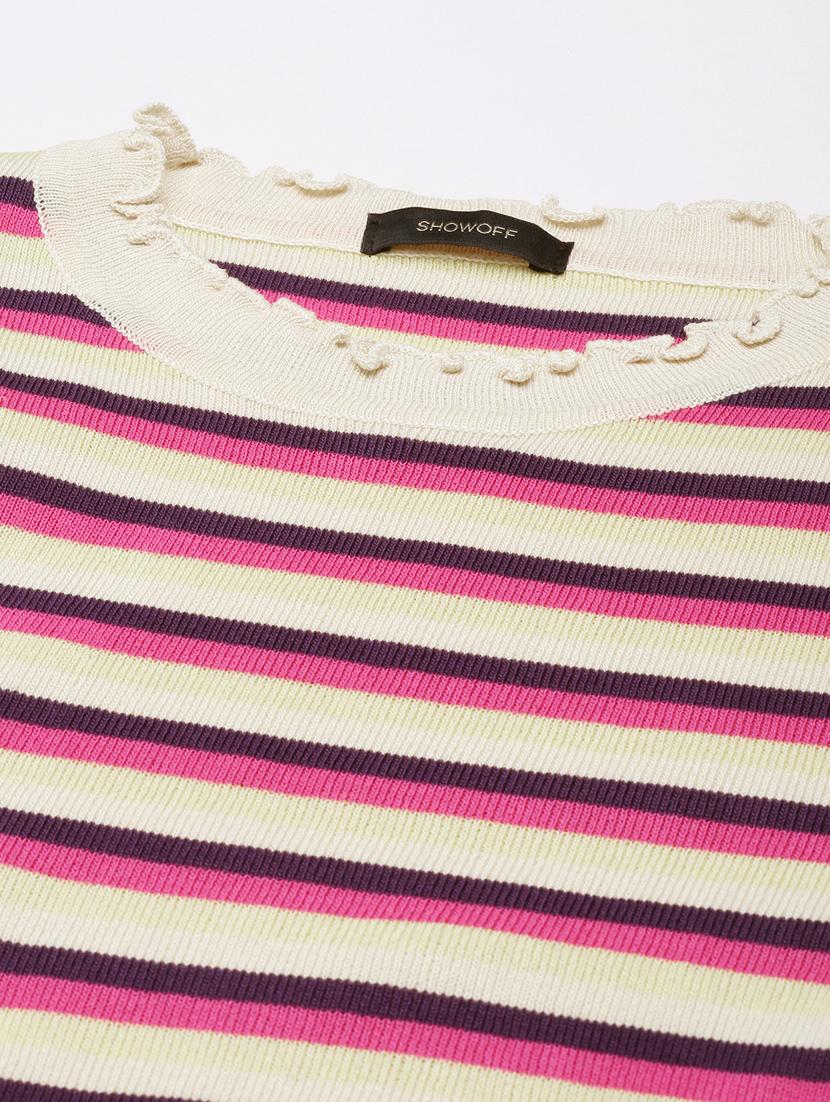 women's stripped regular top - 20928722 - Standard Image - 7