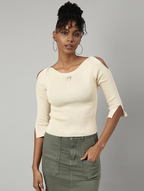 women's solid color regular top - 20928745 -  Standard Image - 0