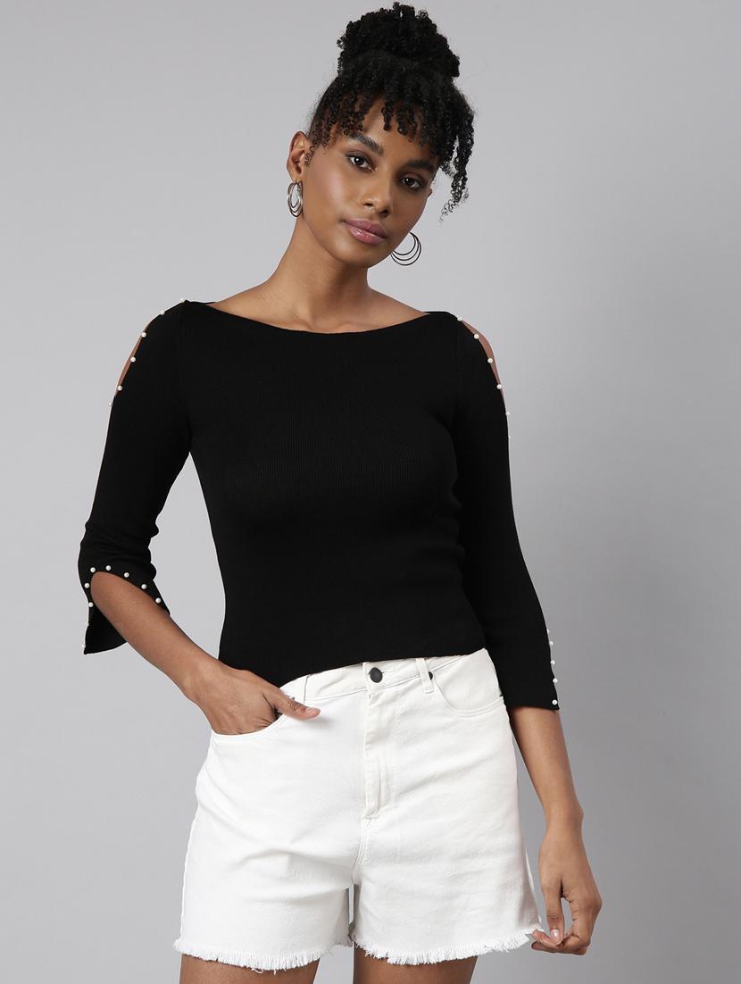 women's solid color regular top - 20928751 - Zoom Image - 0
