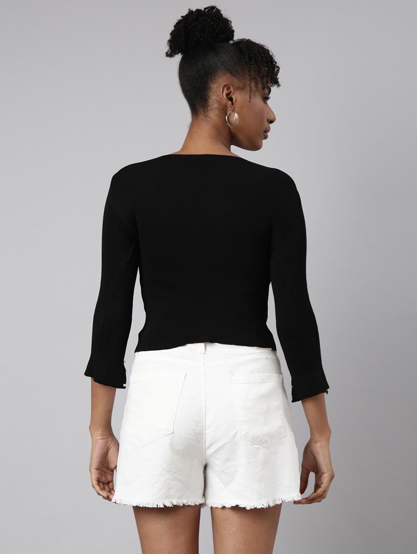 women's solid color regular top - 20928751 - Standard Image - 2