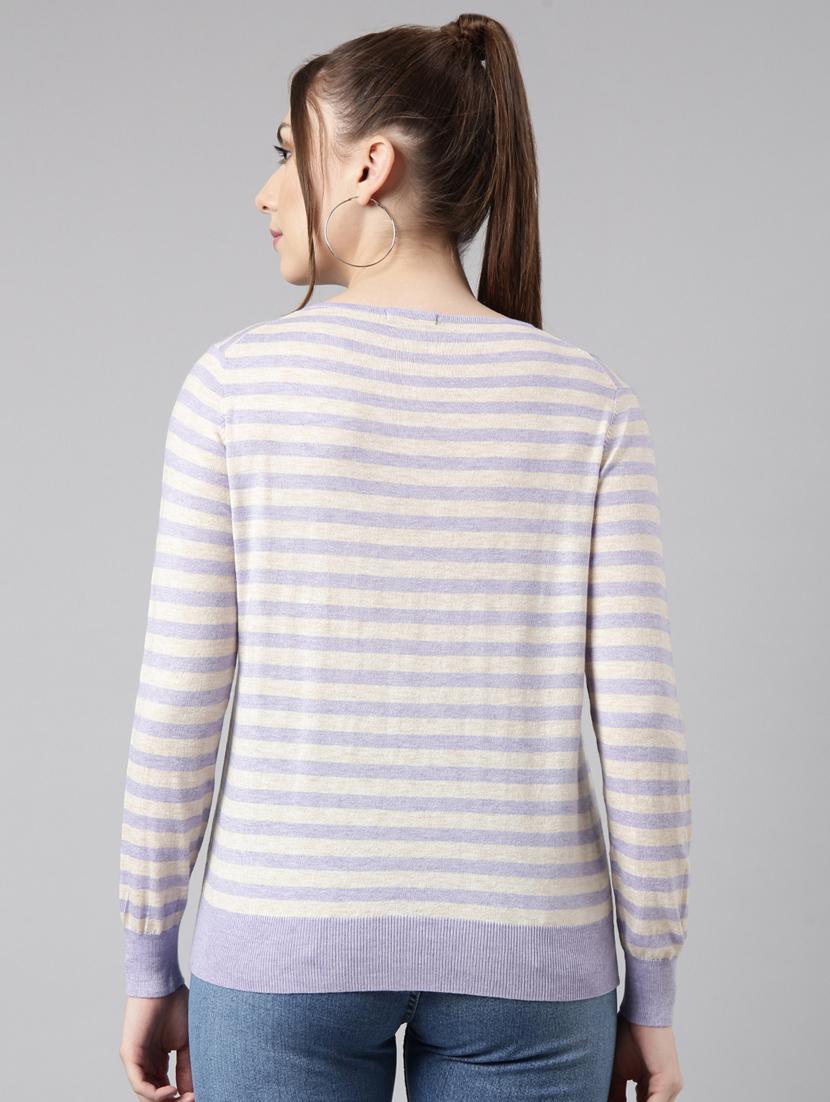 women's stripped regular top - 20928752 - Standard Image - 2