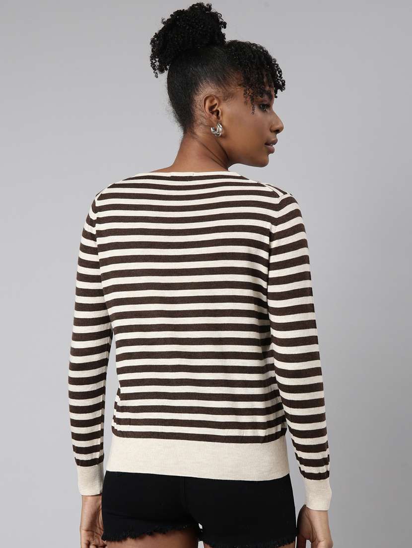 women's stripped regular top - 20928753 -  Standard Image - 2