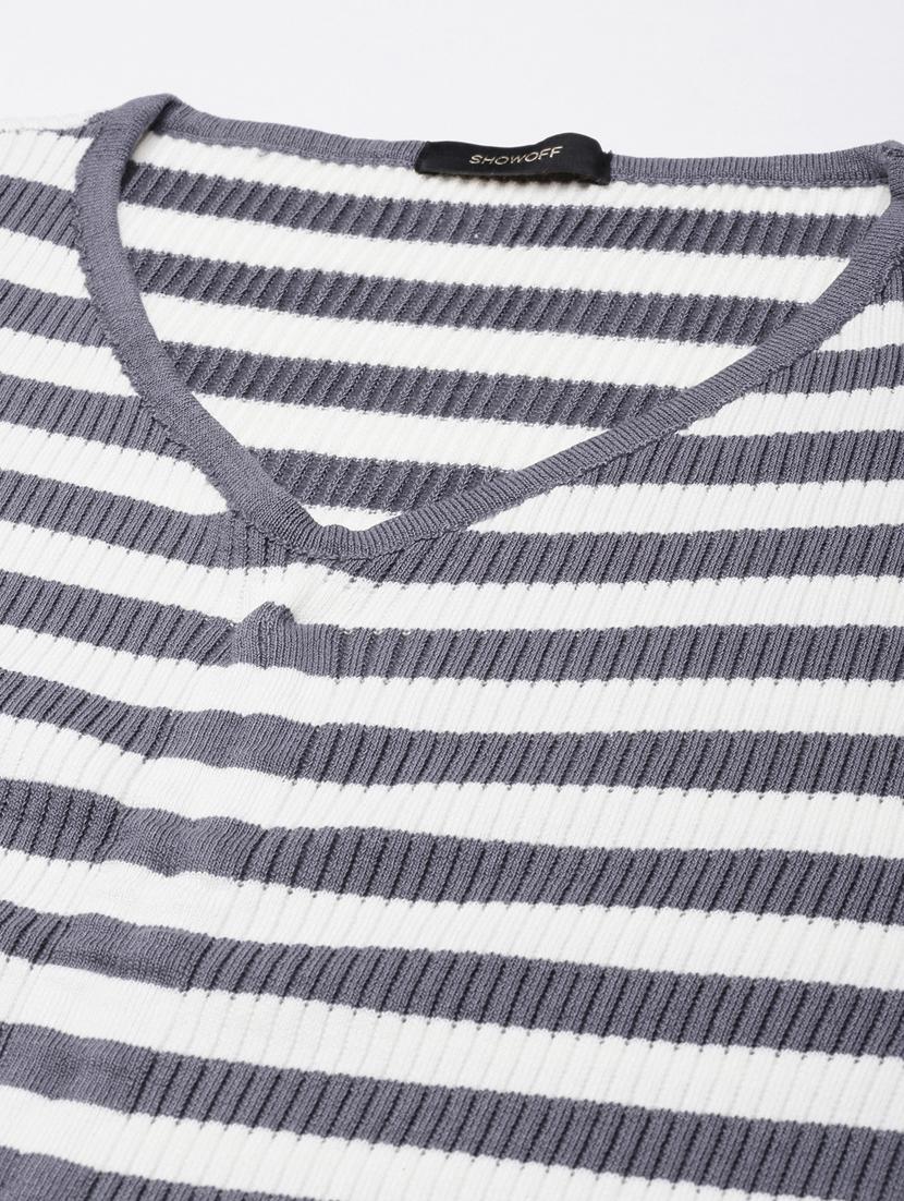 women's stripped regular top - 20928780 - Standard Image - 7