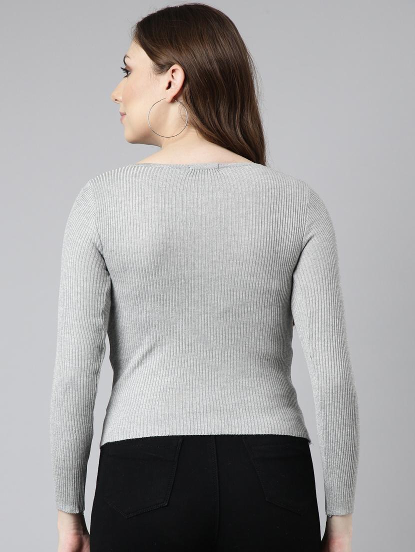 women's solid color regular top - 20928786 - Standard Image - 2