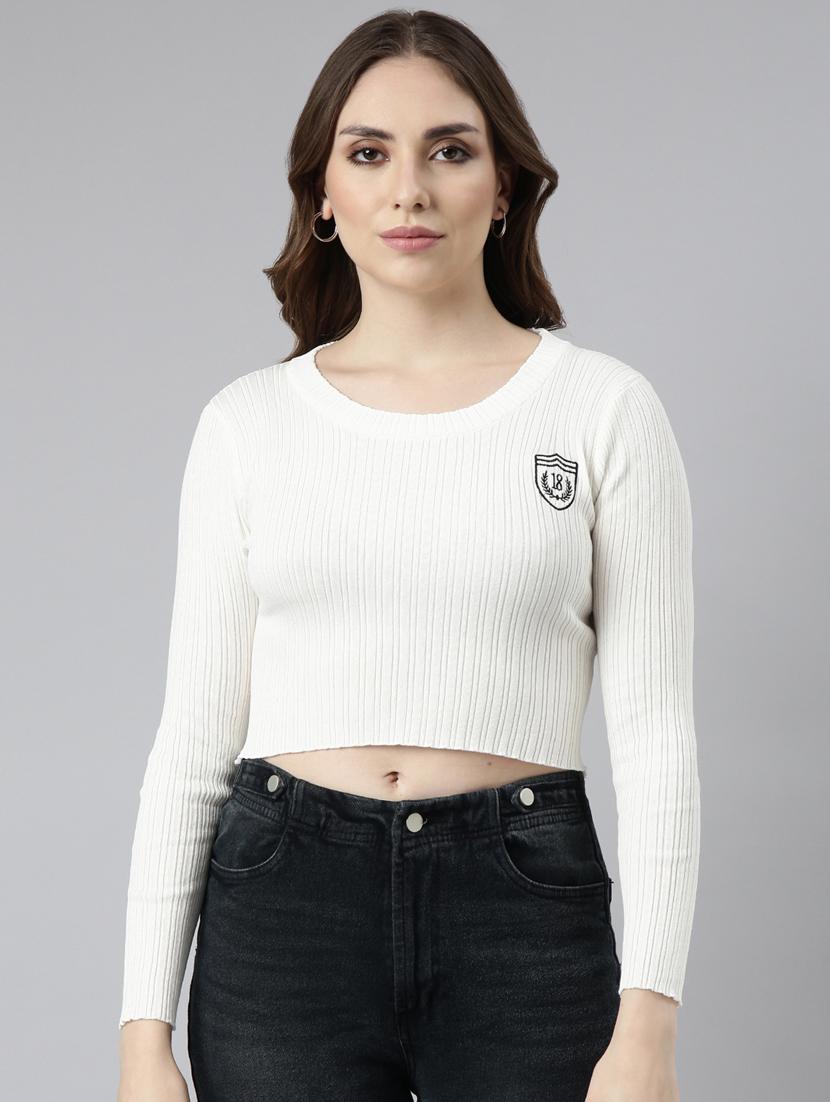 women's solid color regular top