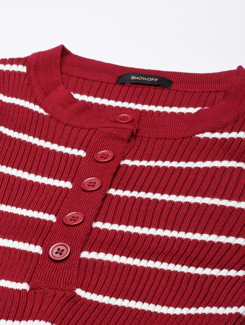 women's round neck regular top - 20928803 - Standard Image - 7