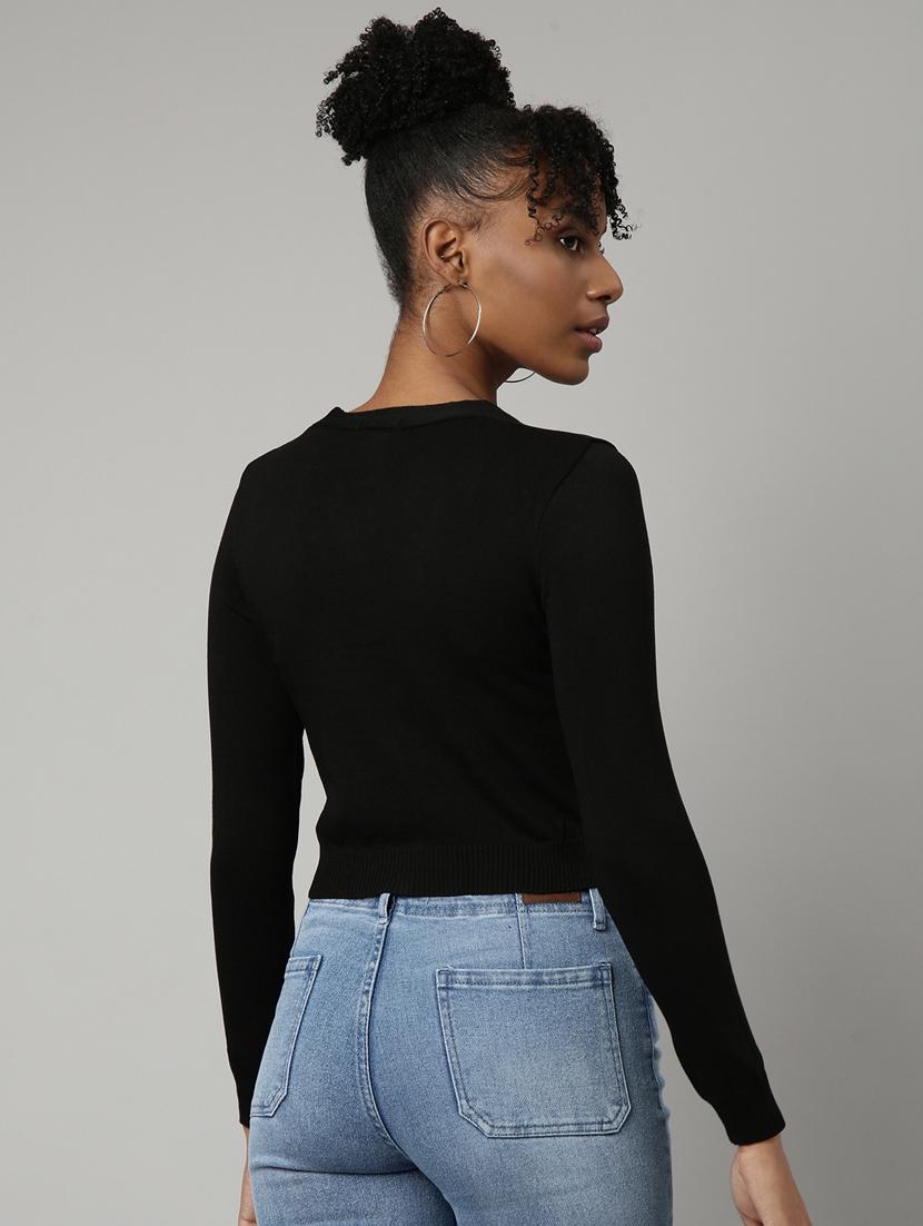 women's v-neck shirt top - 20928815 - Standard Image - 2