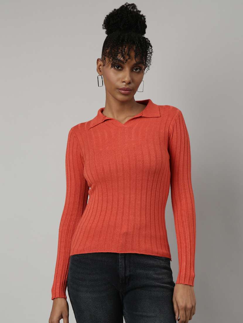 women's solid color regular top