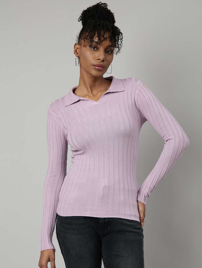 women's solid color regular top